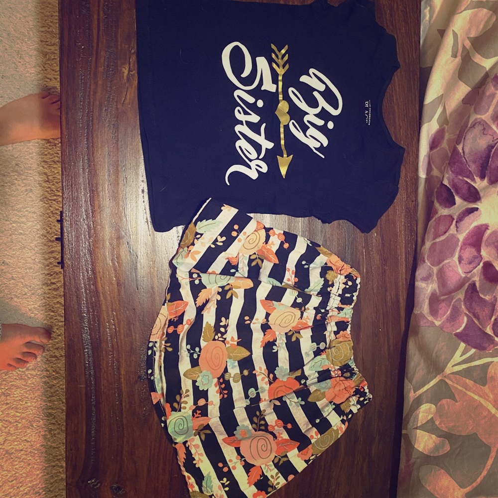 3t Big sister outfit set